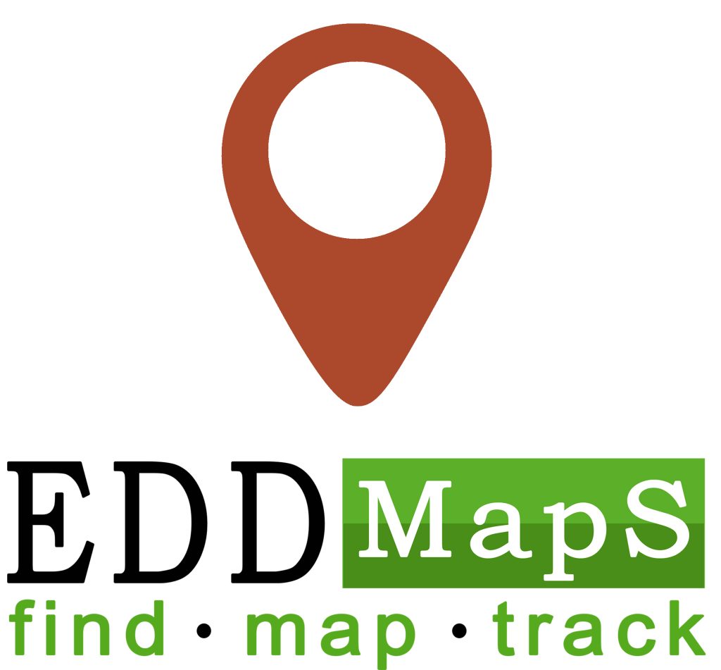 EDDMapS Logo Square. "EDDMapS: find, map, track"
